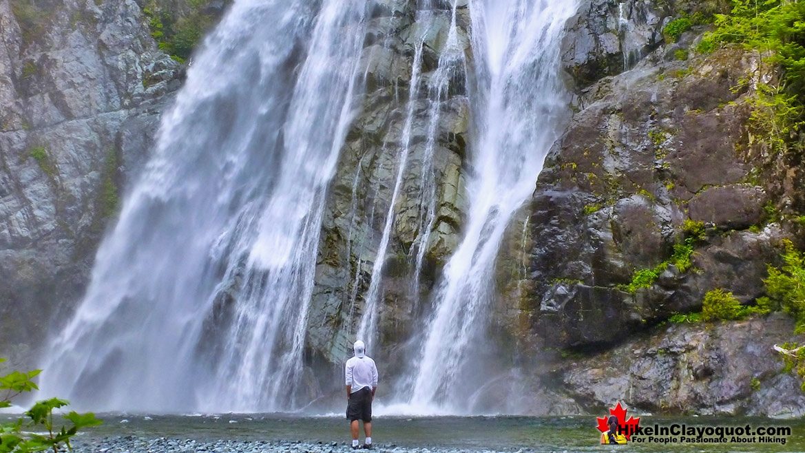 Spectacular Virgin Falls Near Tofino