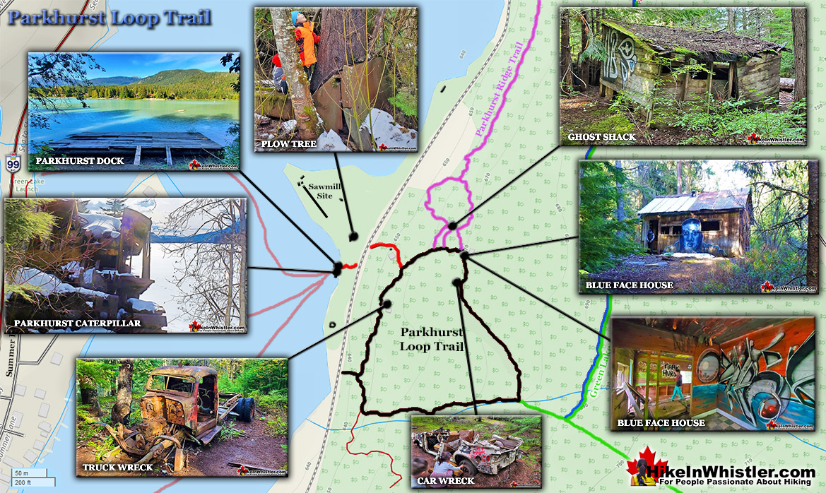 Parkhurst Loop Trail Map v2